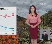 [오후날씨 꿀팁] 오늘 구름 많아요…내일은 대부분 지방 비