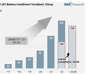 LG엔솔, 中제외 배터리 시장 1위 유지…2위 CATL과 0.8%p차