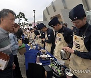 공군 장병이 내려준 커피 맛은