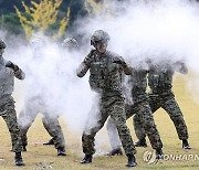 육군특수전사령부에서 진행된 특공무술 경연대회