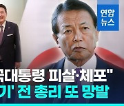 [영상] 아소 전 일본 총리 "역대 한국대통령, 퇴임후 대개 살해·체포"