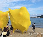 "미술 전시장으로 변한 일광해수욕장"…2023 바다미술제 개막