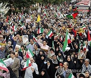 IRAN MIDEAST ISRAEL PALESTINIAN PROTEST