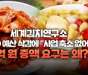 ‘김치 동북공정 대응’ 김치연, R&D 예산 깎여도 괜찮다? [주말엔]