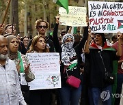 SPAIN MIDEAST ISRAEL PALESTINIAN PROTEST