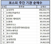 코스피 주간 기관 순매수 1위 '삼성전자'