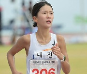 [Ms포토] 정다은 '우승을 향한 마지막 스퍼트'