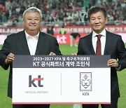 KT, 축구 국가대표팀 공식 파트너 2027년까지 연장