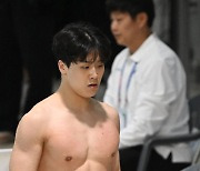 자유형 50m 우승 지유찬