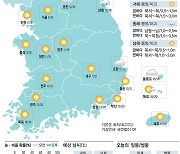 [16일의 날씨] 큰 일교차… "겉옷 챙기세요"