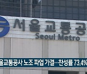 서울교통공사 노조 파업 가결…찬성률 73.4%