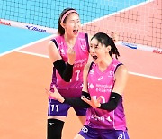 Pink Spiders climb up the table as V League season begins