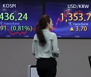 Korean stocks down sharply on concerns over strife in Middle East