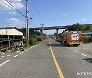 포항북부소방서, 축사 화재 대비 적응 훈련 실시