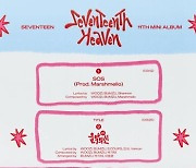 ‘23일 컴백’ 세븐틴, 미니 11집 트랙리스트 공개..타이틀곡 ‘음악의 신’ 포함 8곡