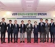 원희룡 만난 주광덕 남양주시장, 광역교통 조속 시행 촉구