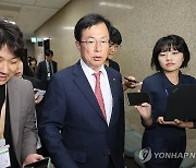 이만희 사무총장, 김기현 대표와 비공개 간담회