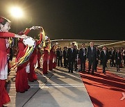 (BRF2023)CHINA-BEIJING-BELT AND ROAD FORUM-KAZAKH PRESIDENT-ARRIVAL (CN)