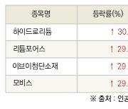 [fnRASSI]오늘의 상한가, 하이드로리튬 30.0% ↑