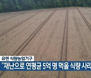 [기후는 말한다] 유엔 식량농업기구 “재난으로 연평균 5억 명 먹을 식량 사라져”