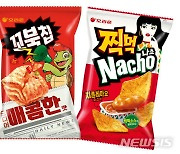 "매운맛 열풍 덕 봤나" 오리온, '꼬북칩 매콤한맛' 3개월 만에 400만봉 팔려