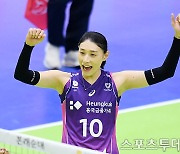 [ST포토] 김연경 '양팔 번쩍'