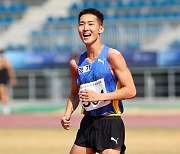 우상혁, 전국체전 높이뛰기 8번째 우승…한국 신기록 도전했지만 실패