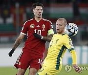 Lithuania Hungary Euro 2024 Soccer