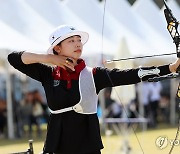 [전국체전] '항저우 3관왕' 임시현, 안산 누르고 양궁 여대부 금메달