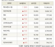 [fnRASSI]장마감, 코스닥 상승 종목(제이씨현시스템 29.9% ↑)