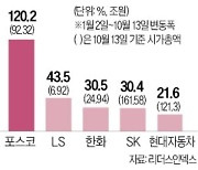 "내가 2차전지 간판"…포스코그룹株 120%↑