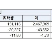 재외동포 수 24만명 감소...中서 대거 귀국