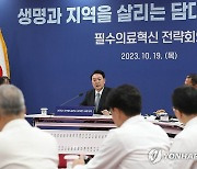 필수의료혁신 전략회의 주재하는 윤석열 대통령