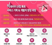 빅데이터 산업특화 서비스 기획&개발 전문가 양성과정 훈련생 모집