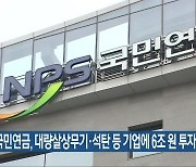 “국민연금, 대량살상무기·석탄 등 기업에 6조 원 투자”