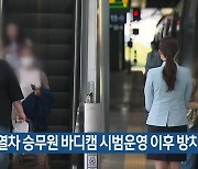 “열차 승무원 바디캠 시범운영 이후 방치”