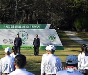 북한, 평양서 '가을철 골프 애호가 경기' 개최