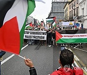 POLAND PROTEST ISRAEL GAZA CONFLICT