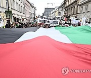 POLAND PROTEST ISRAEL GAZA CONFLICT