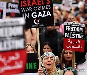 BRITAIN PROTEST ISRAEL GAZA CONFLICT