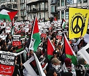 BRITAIN PROTEST ISRAEL GAZA CONFLICT