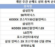 코스피 주간 개인 순매도 1위 '삼성전자'