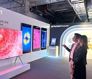 "홍콩 아트페어가 선택한 캔버스는 LG 올레드 TV"