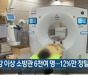 건강 이상 소방관 6천여 명…12%만 정밀검사