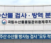 제주산 수산물 방사능 검사 “모두 적합”