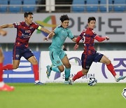 안산그리너스, 김천상무에 3-7 패배