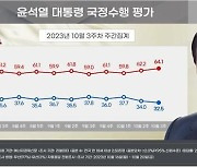 尹 지지율, 2주 연속 하락…작년 10월 이후 최저 [리얼미터]