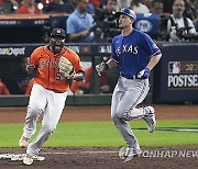 APTOPIX ALCS Rangers Astros Baseball