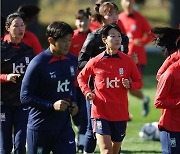 여자축구 대표팀, 파리올림픽 예선 출전 위해 중국으로 출국