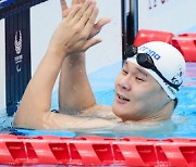 조기성, 항저우 장애인아시안게임 수영 자유형 100ｍ 은메달